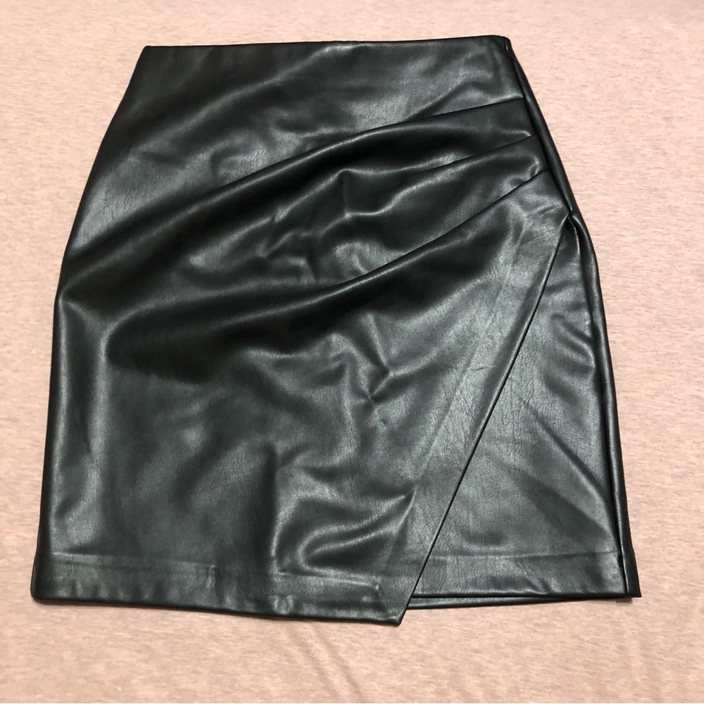 Pleather skirt